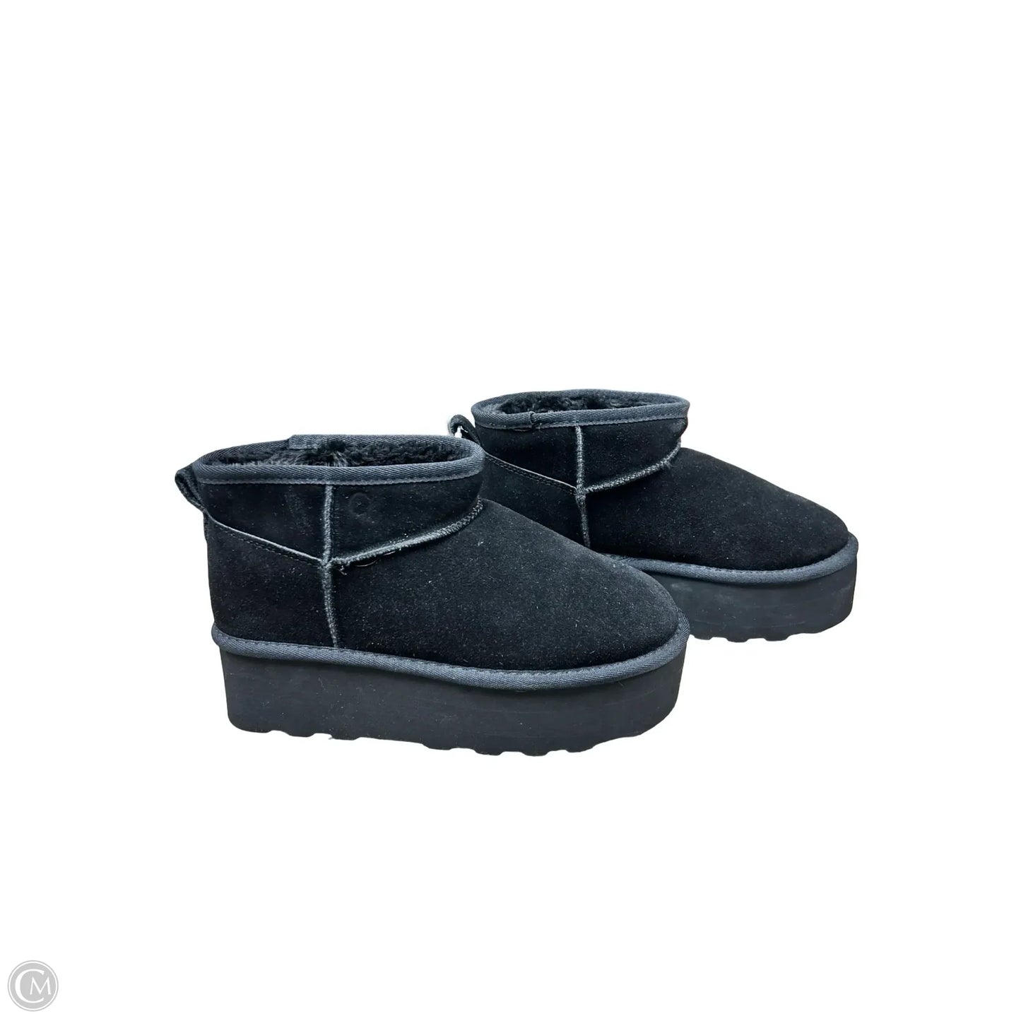 Shoes Heels Platform By Cushionaire In Black, Size: 7.5