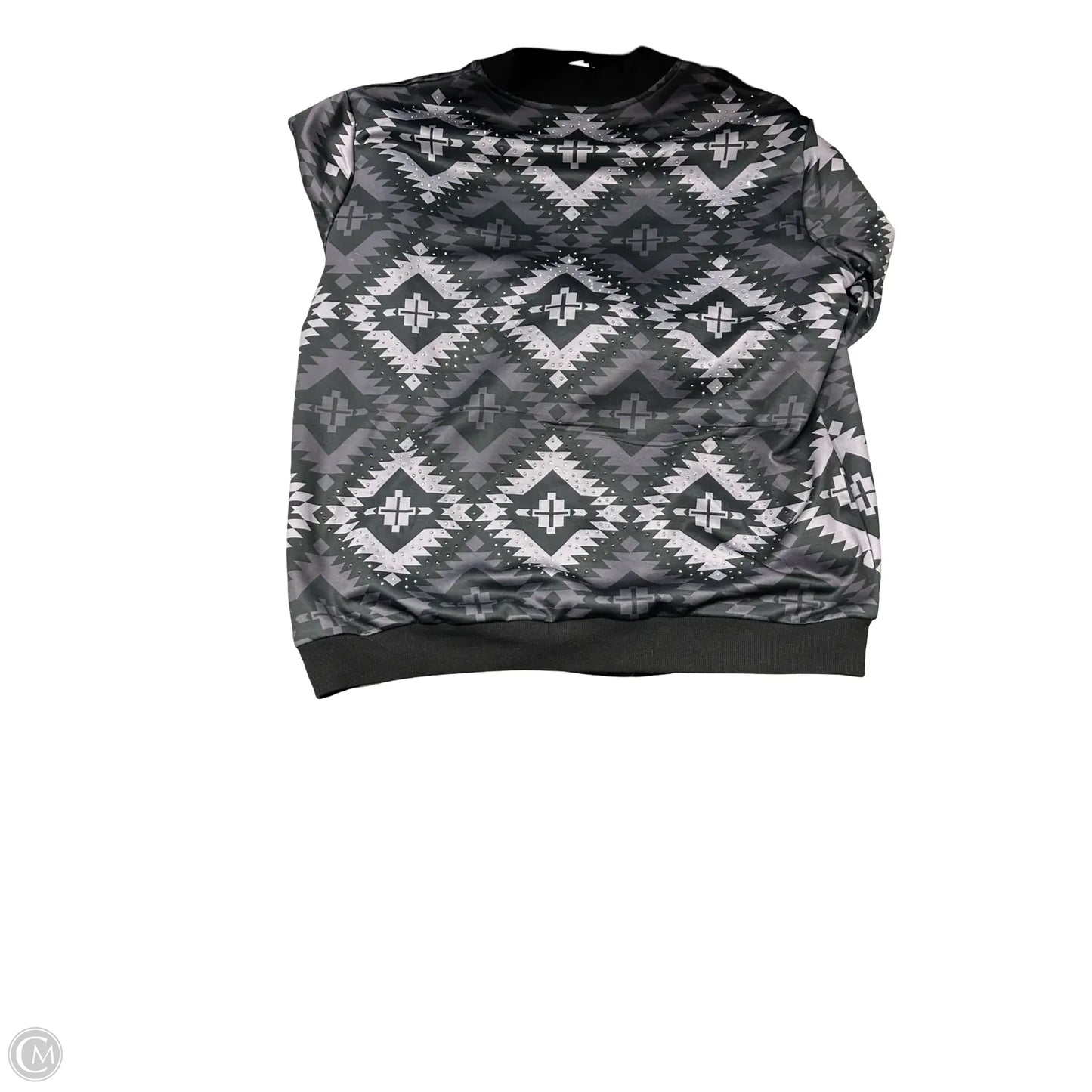 Jacket Other By Clothes Mentor In Black & Grey, Size: L