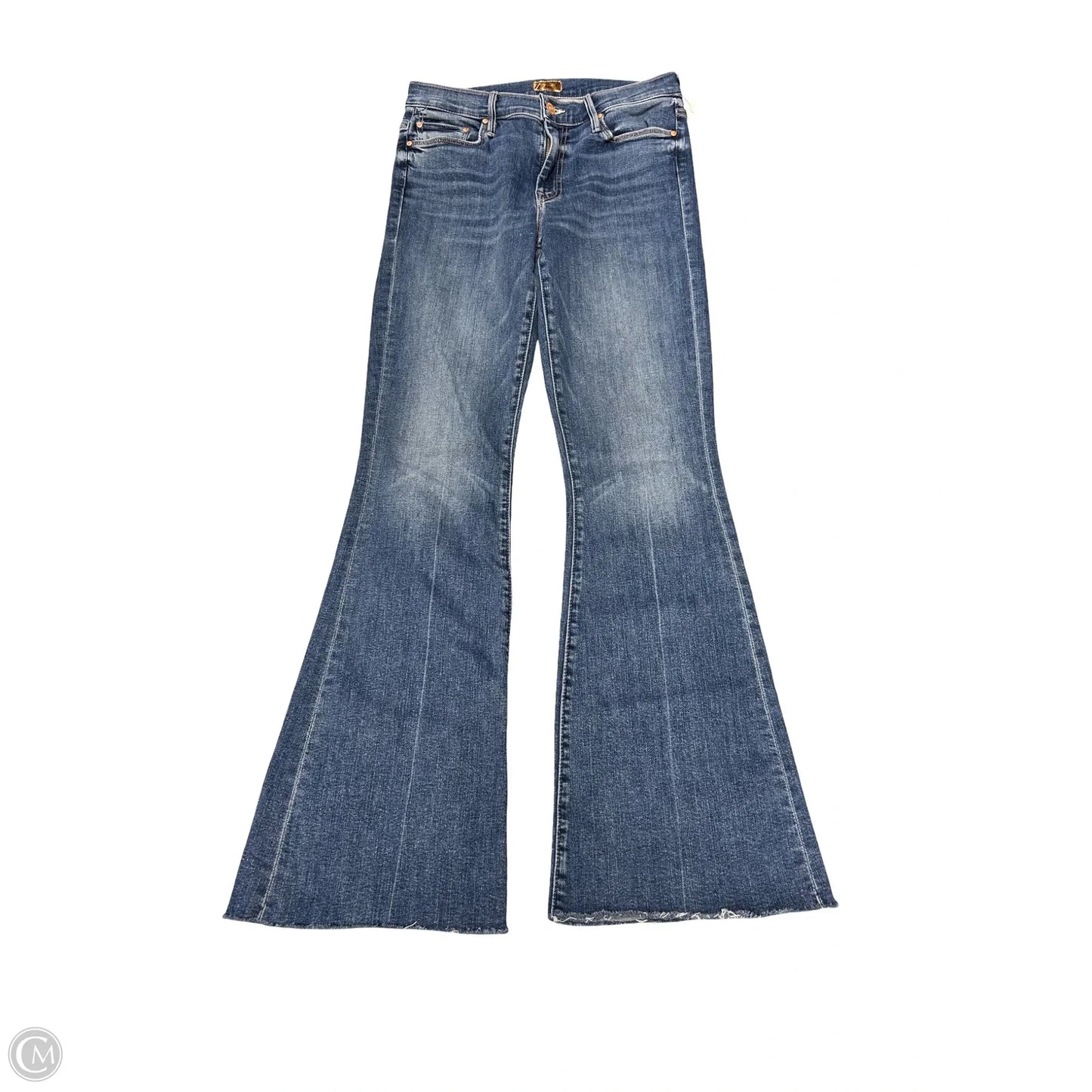 Jeans Boot Cut By Mother In Blue Denim, Size: 6