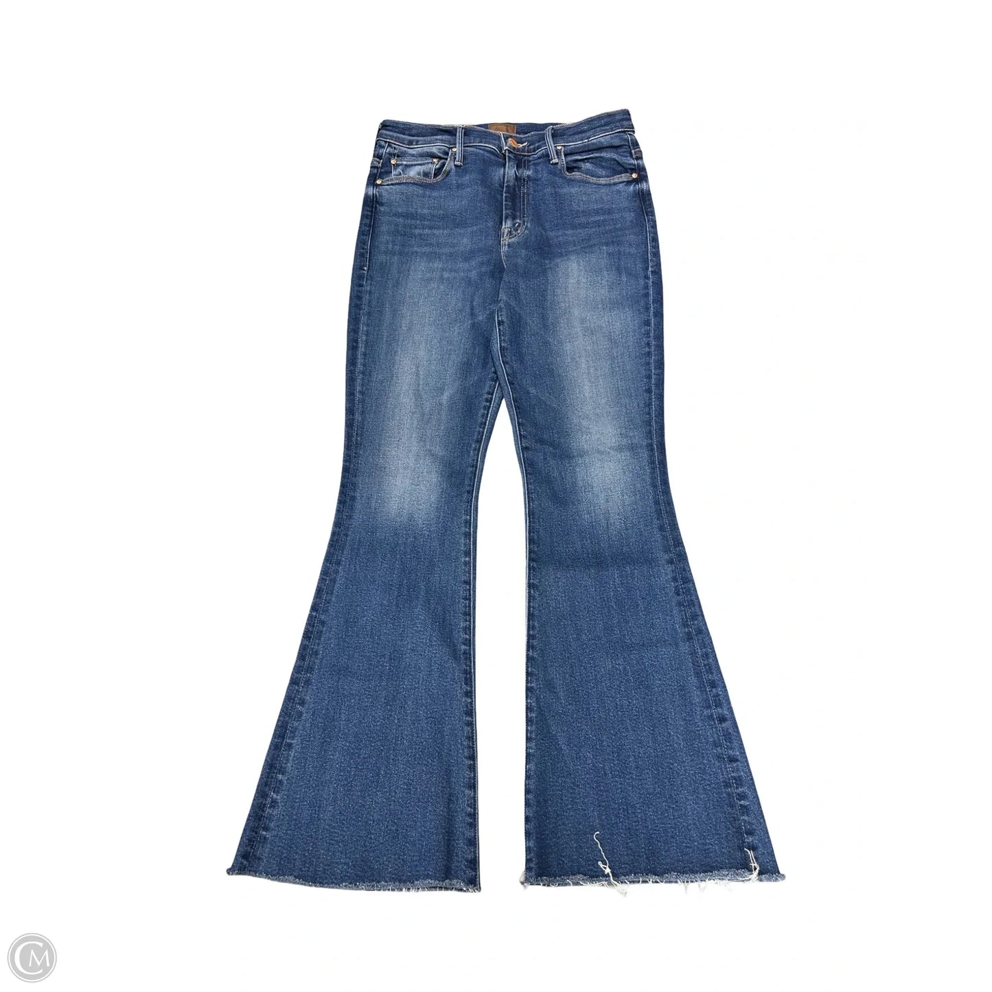 Jeans Boot Cut By Mother In Blue Denim, Size: 8