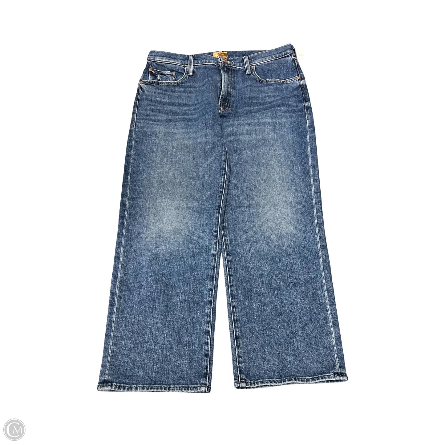 Jeans Wide Leg By Mother In Blue Denim, Size: 10