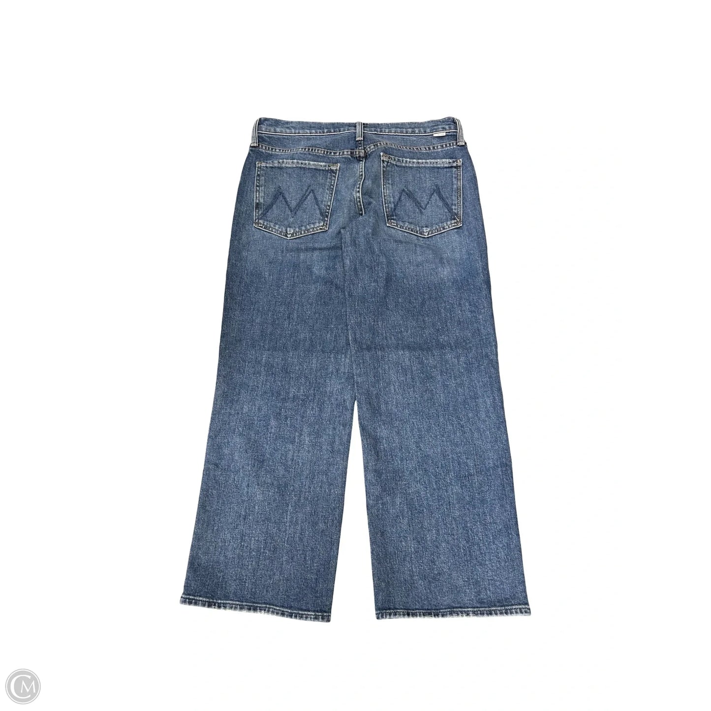 Jeans Wide Leg By Mother In Blue Denim, Size: 10
