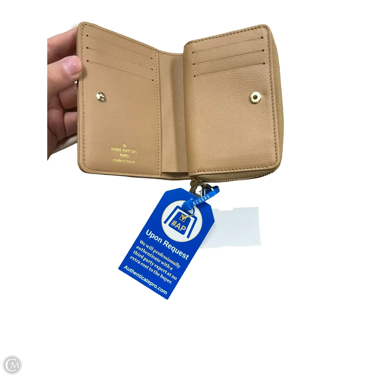 Wallet Luxury Designer By Louis Vuitton, Size: Small