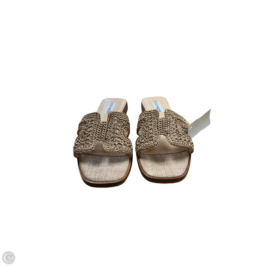 Sandals Flats By Steve Madden In Tan, Size: 7.5