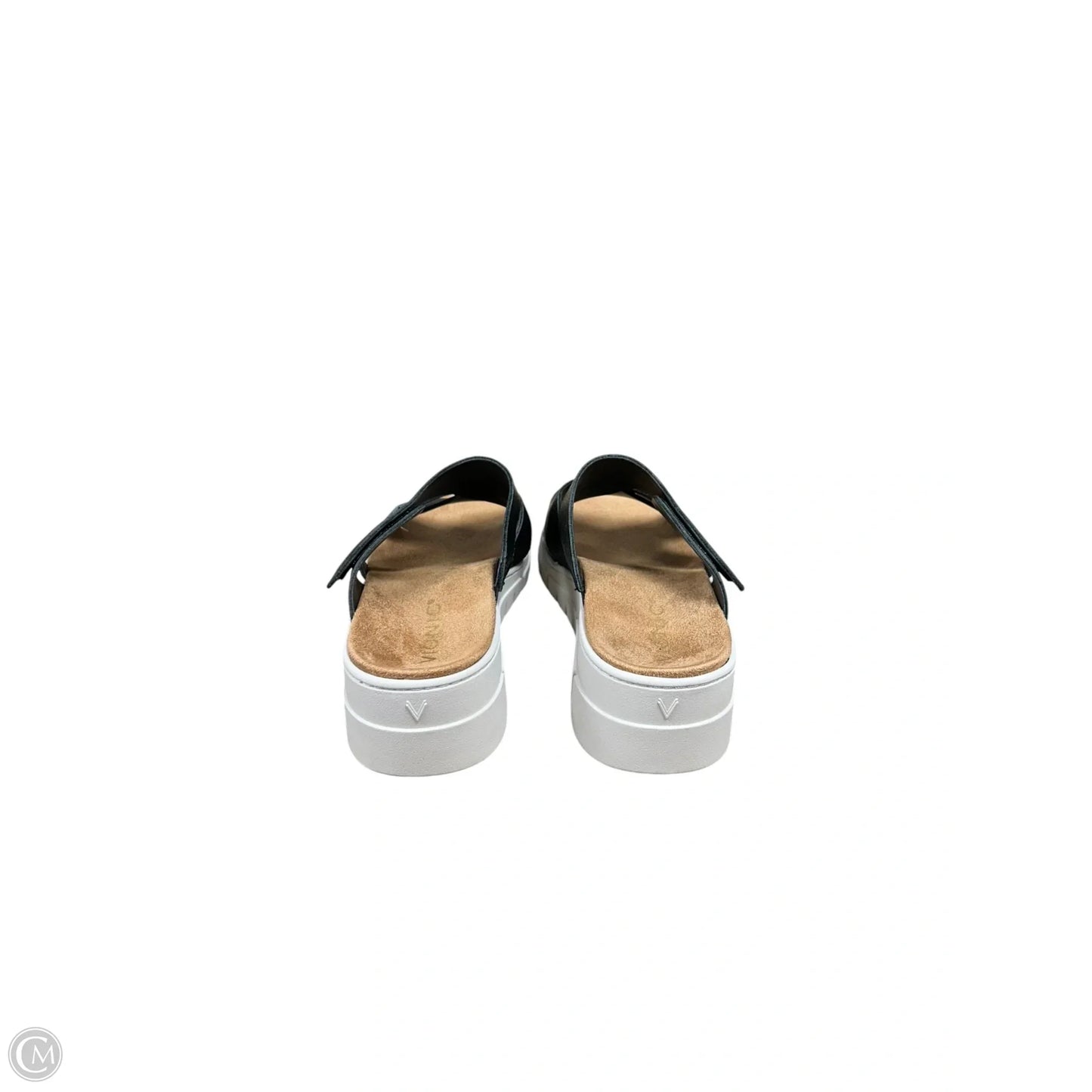 Sandals Heels Wedge By Vionic In Black, Size: 6.5