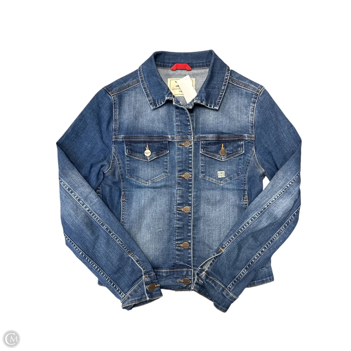 Jacket Denim By Cmb In Blue Denim, Size: S
