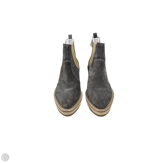 Boots Ankle Heels By Cmc In Brown, Size: 11
