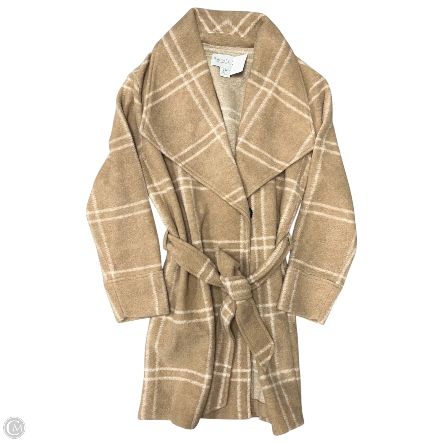 Coat Peacoat By Rachel Zoe In Tan, Size: M