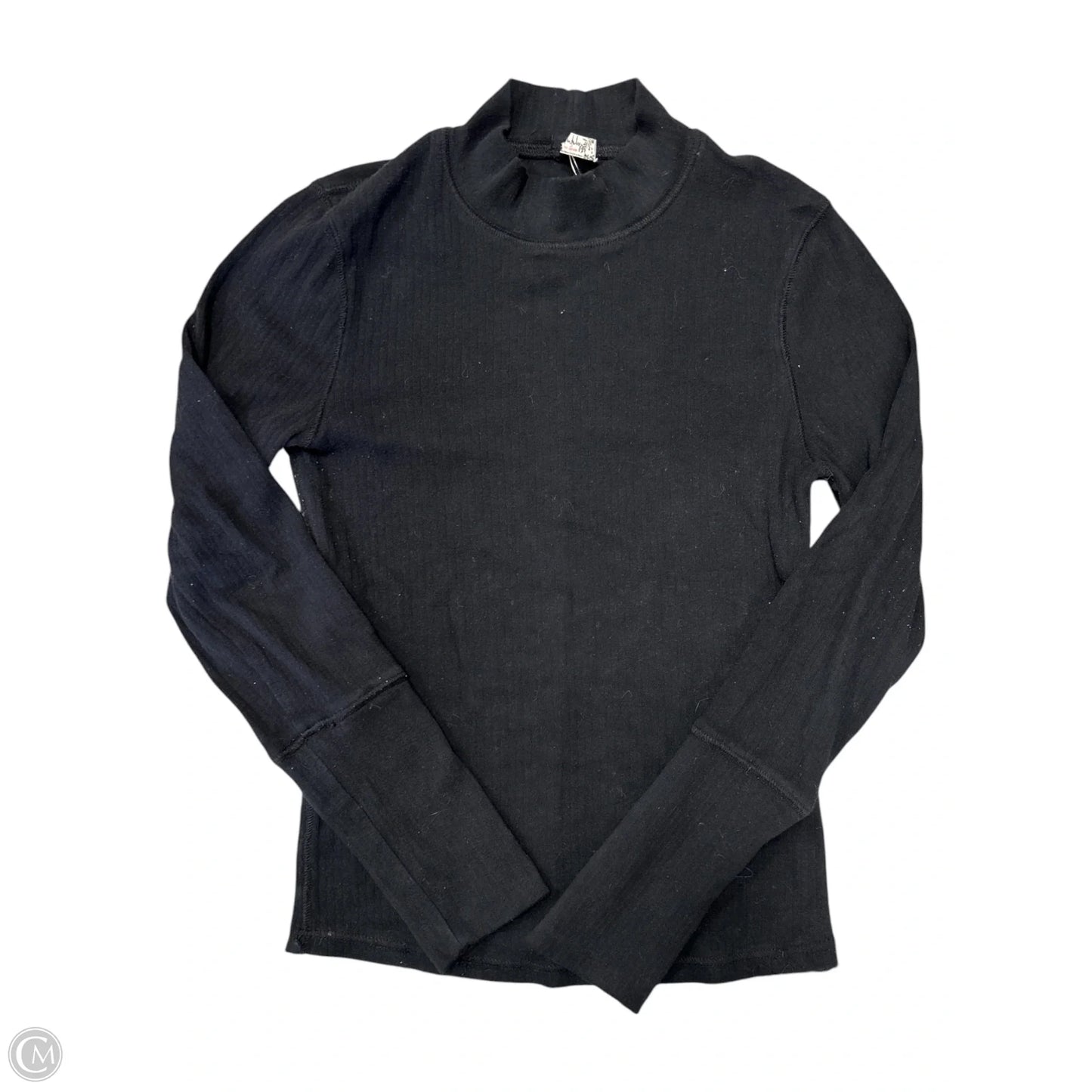 Top Long Sleeve By Free People In Black, Size: M