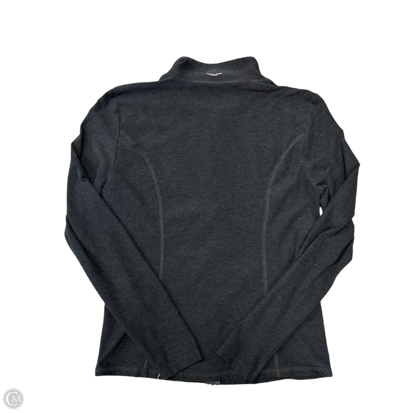 Athletic Top Long Sleeve Collar By Beyond Yoga In Black, Size: S