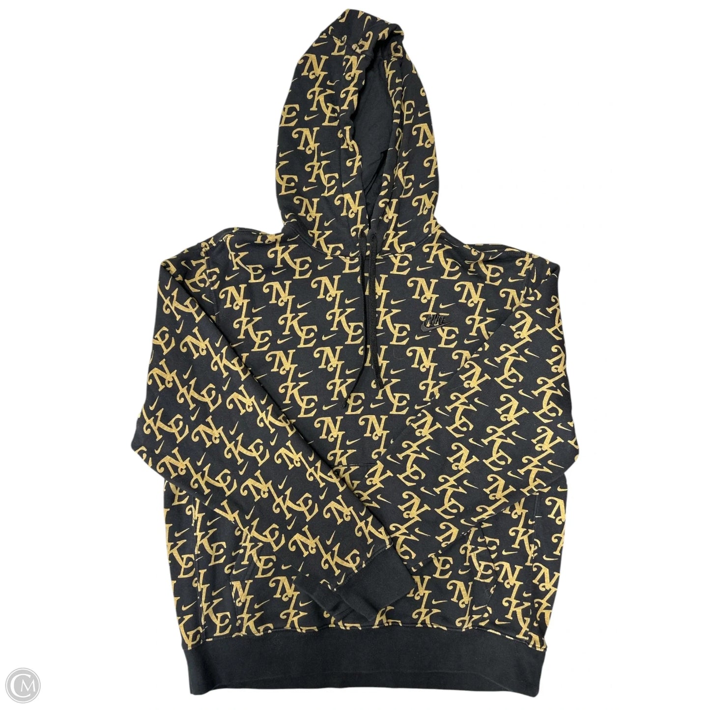 Sweatshirt Hoodie By Nike Apparel In Black, Size: L