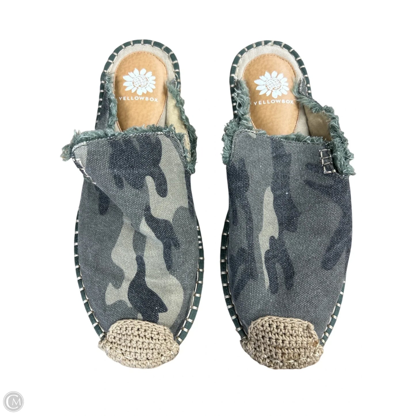 Shoes Flats By Yellow Box In Green, Size: 8