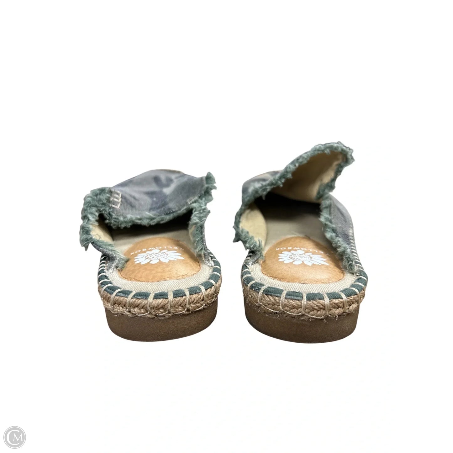 Shoes Flats By Yellow Box In Green, Size: 8