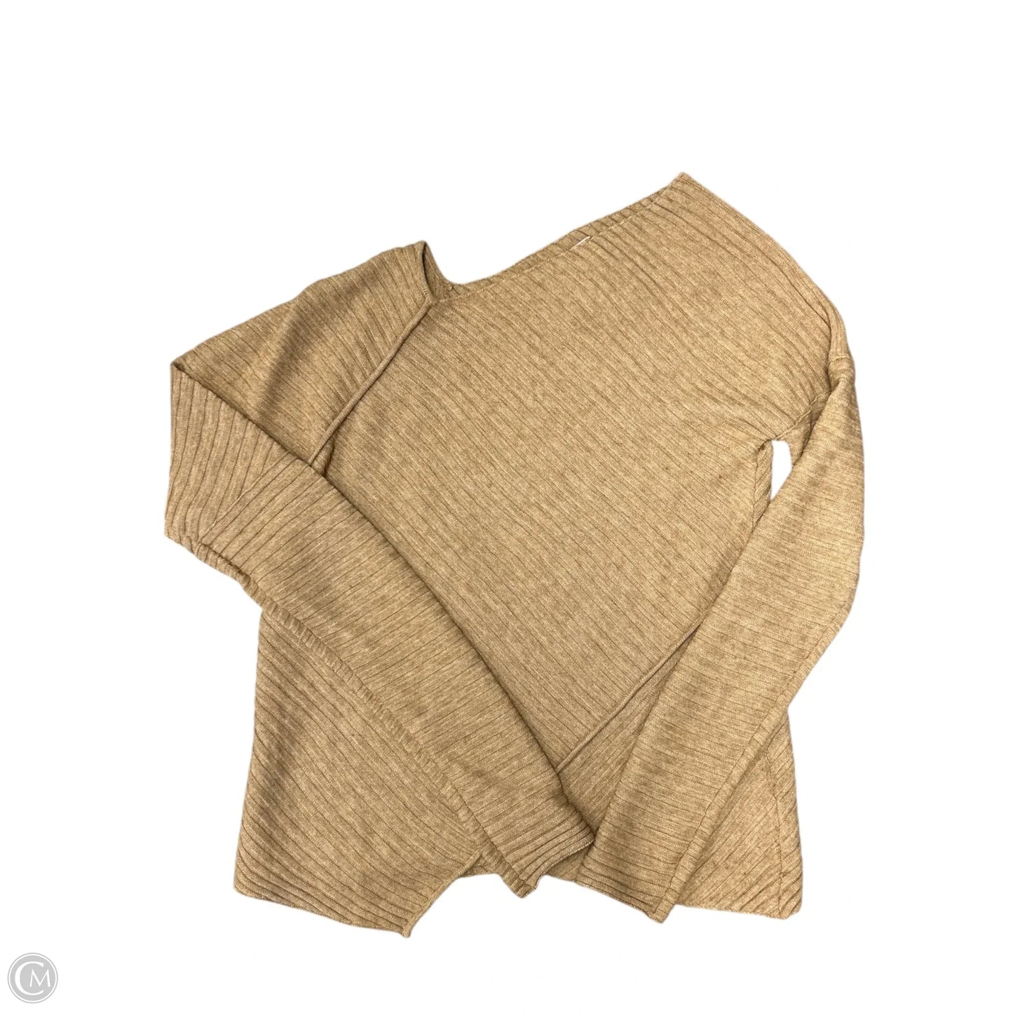 Top Long Sleeve By Free People In Tan, Size: M