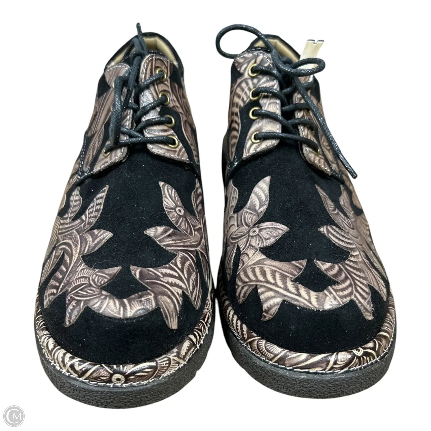 Shoes Flats By Spring Step In Black & Brown, Size: 9