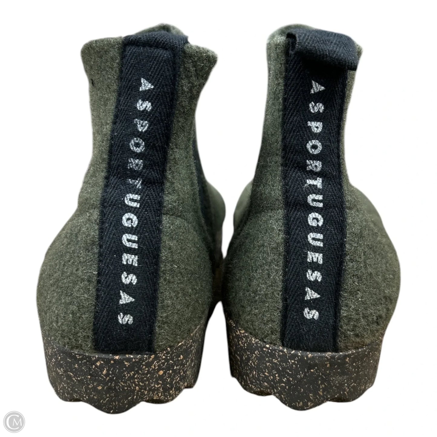 Boots Ankle Flats By Clothes Mentor In Green, Size: 9