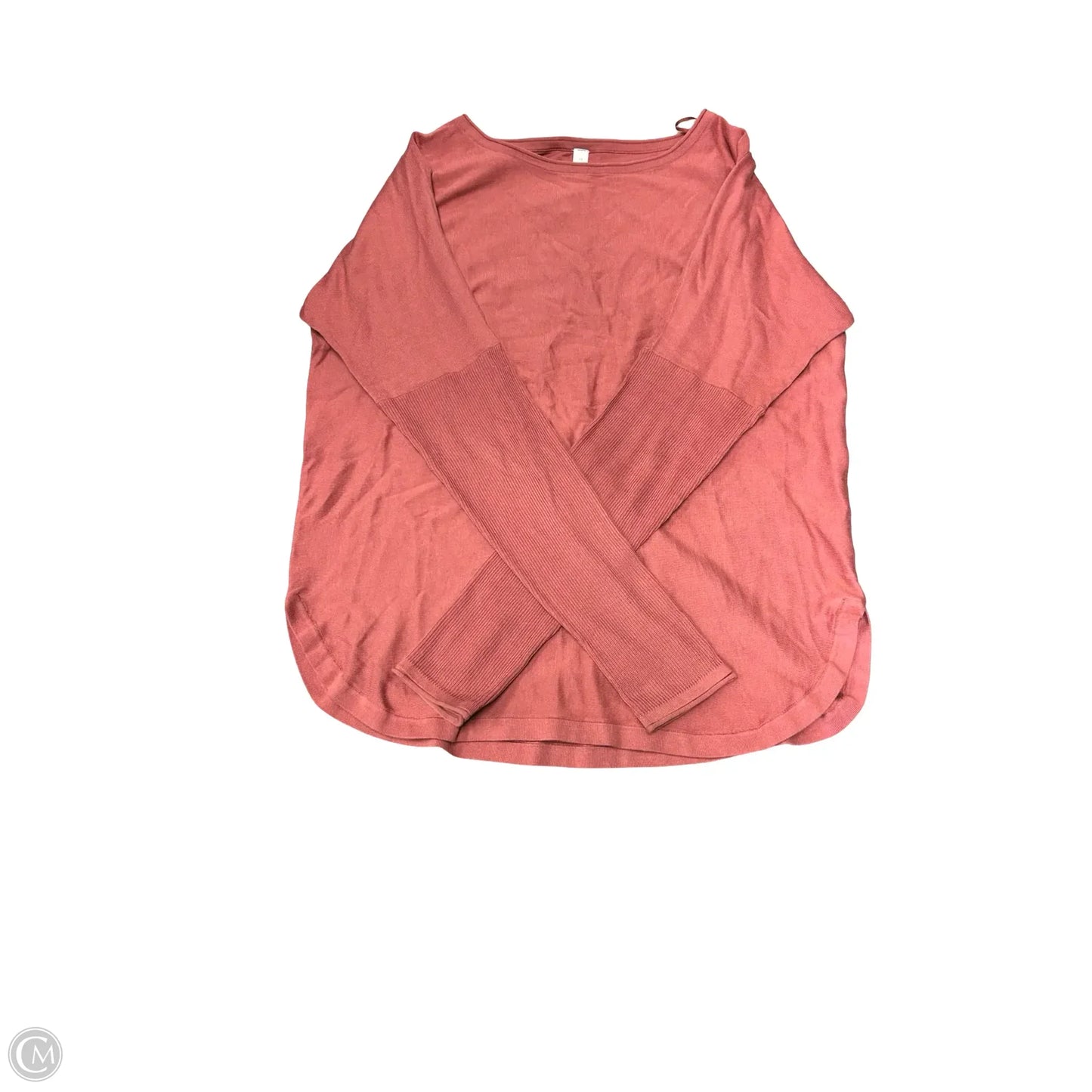 Top Long Sleeve By Lululemon In Pink, Size: 12