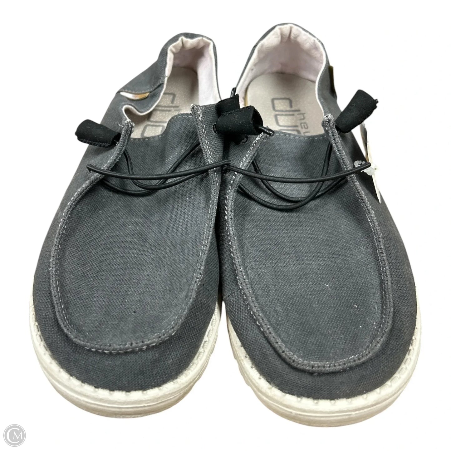 Shoes Flats By Hey Dude In Grey, Size: 8
