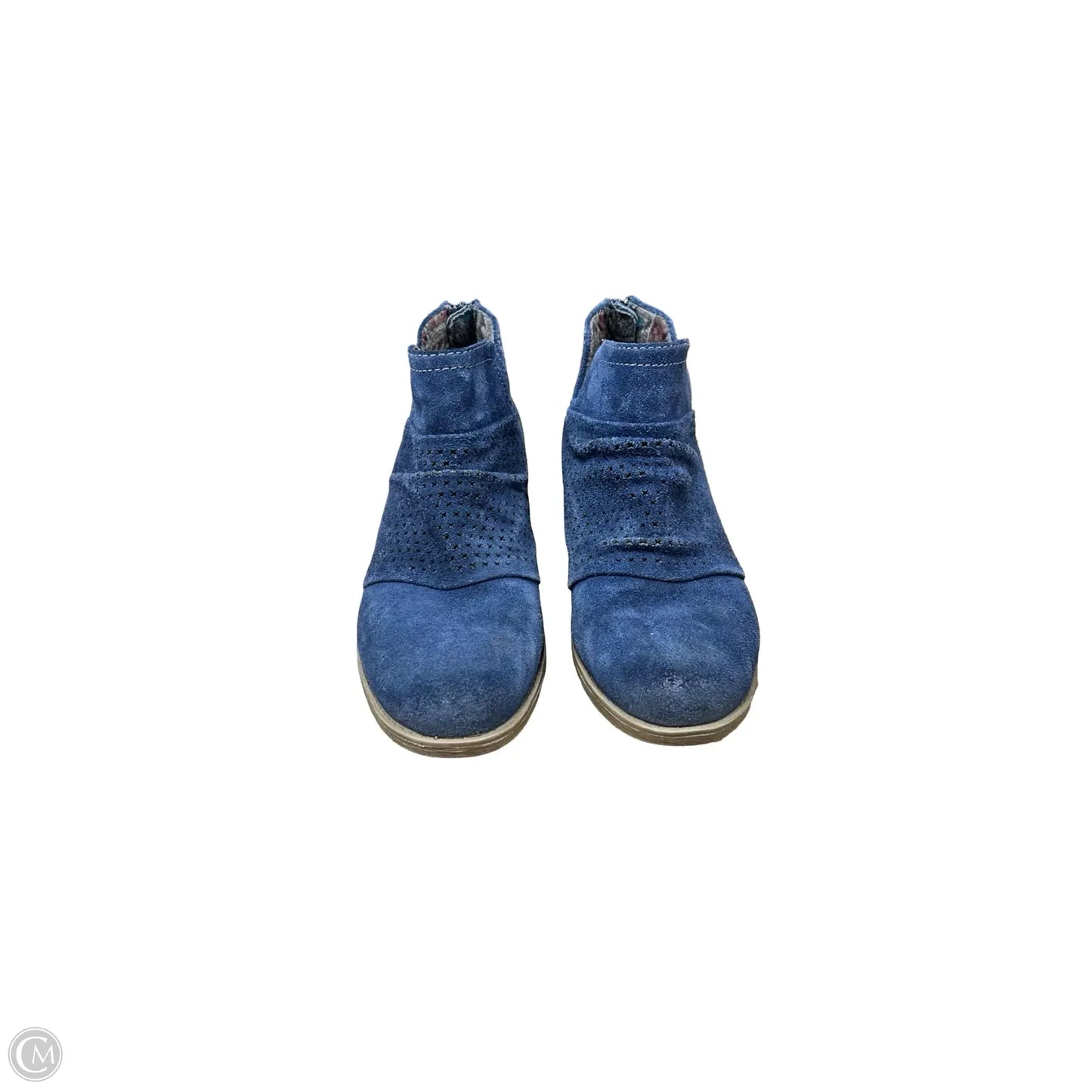 Boots Ankle Flats By Earth Origins In Blue, Size: 8.5