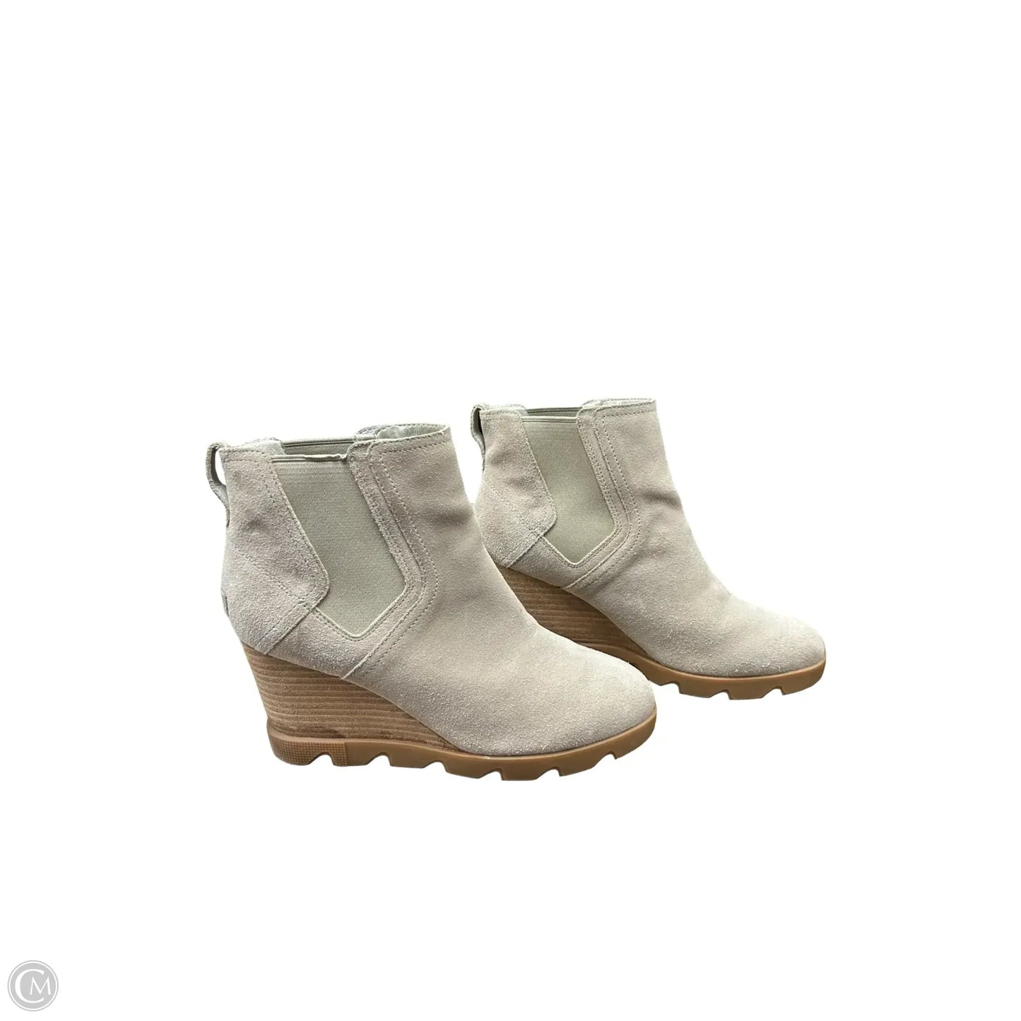 Boots Ankle Heels By Sorel In Taupe, Size: 11
