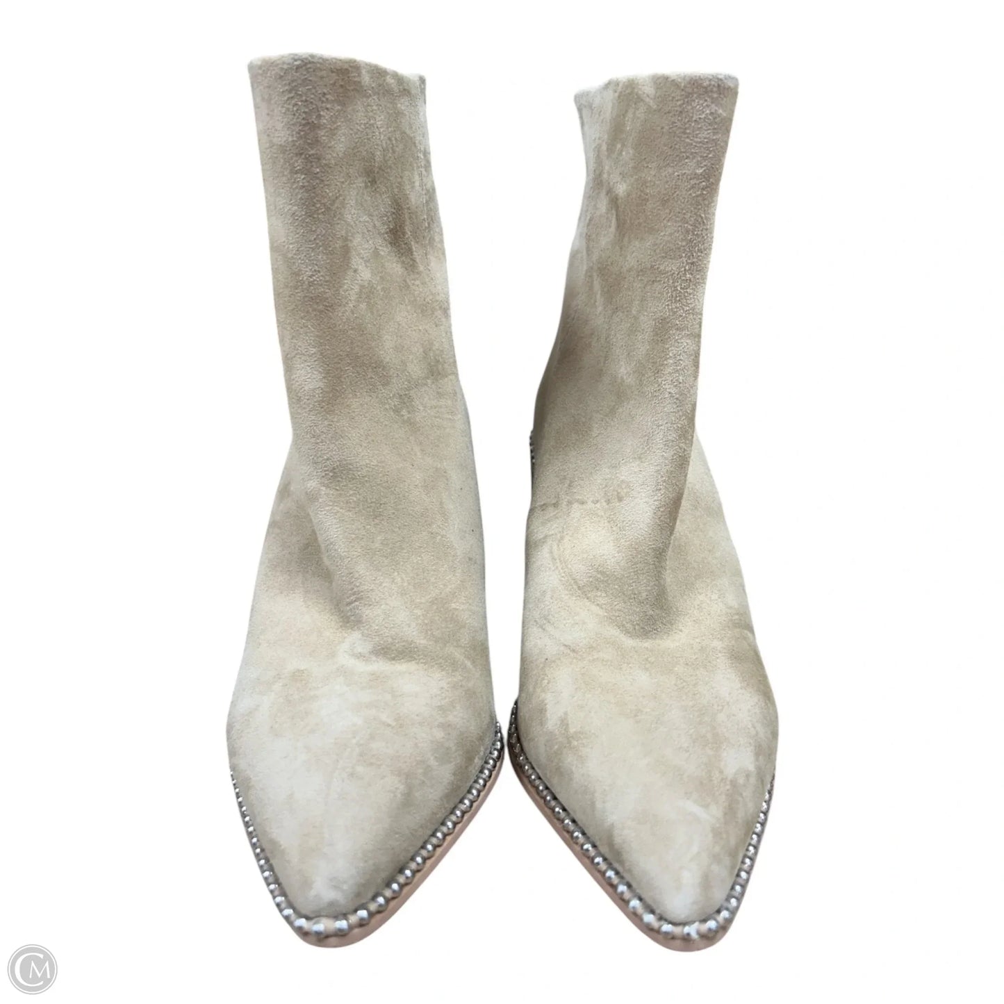 Boots Ankle Heels By Steve Madden In Tan, Size: 7.5