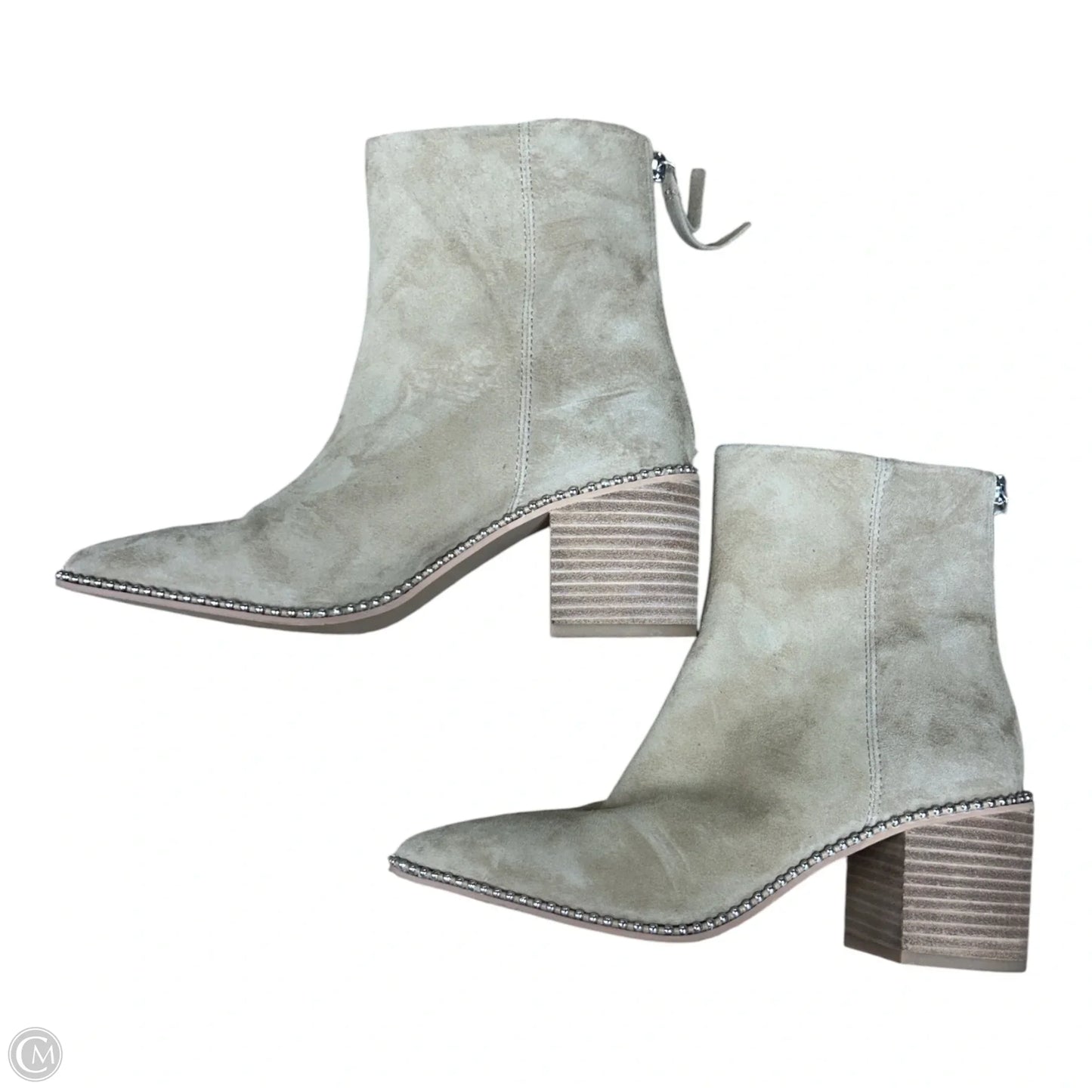 Boots Ankle Heels By Steve Madden In Tan, Size: 7.5
