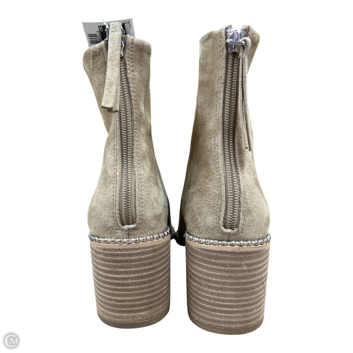 Boots Ankle Heels By Steve Madden In Tan, Size: 7.5