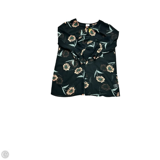 Blouse Long Sleeve By Cabi In Black, Size: S