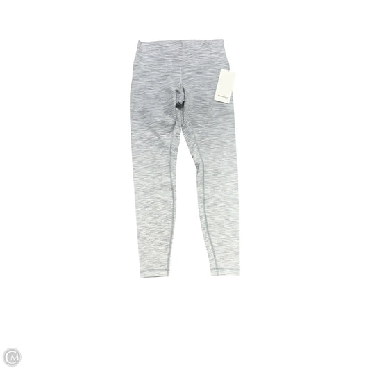 Athletic Leggings By Lululemon In Grey, Size: 10