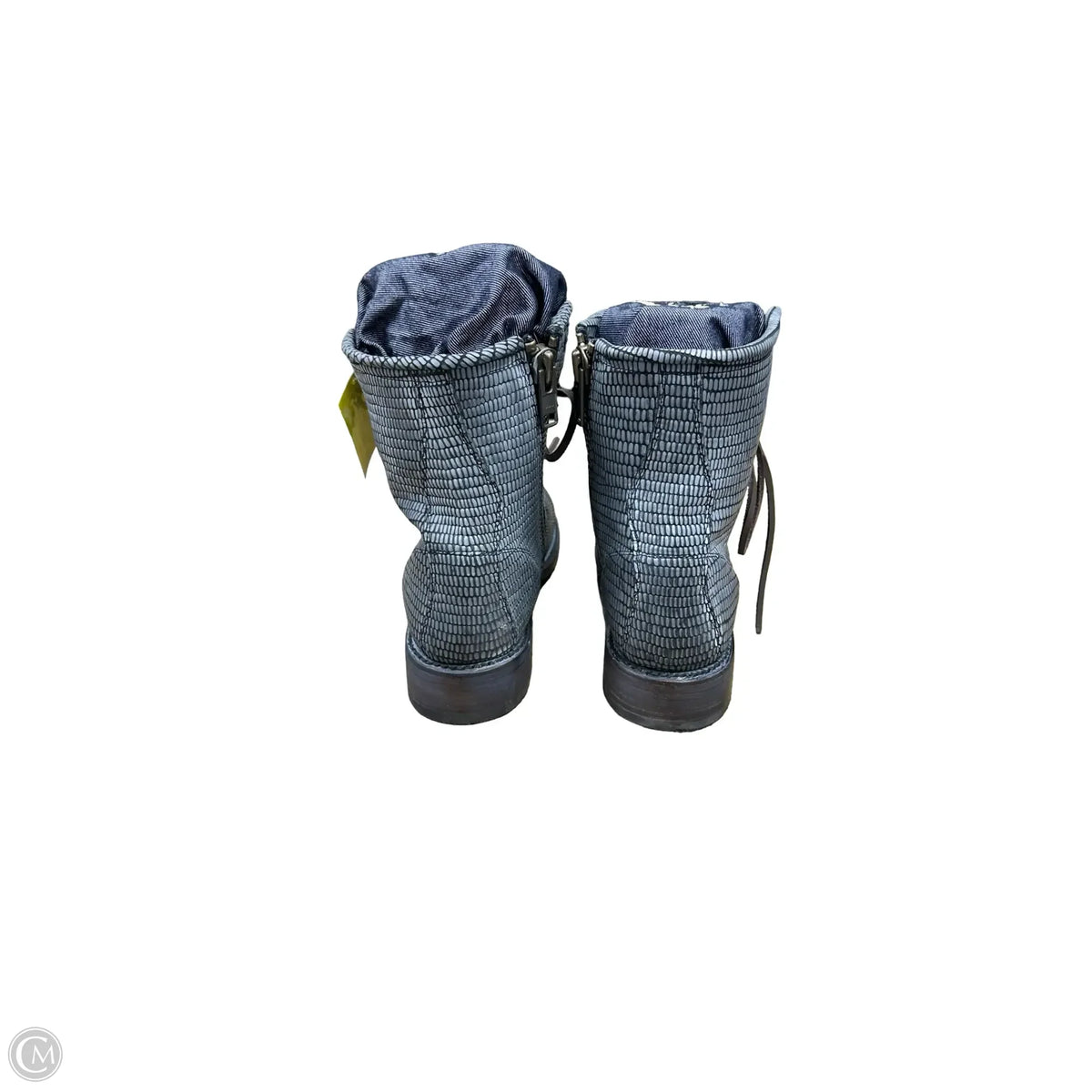 Boots Combat By Freebird In Blue, Size: 10
