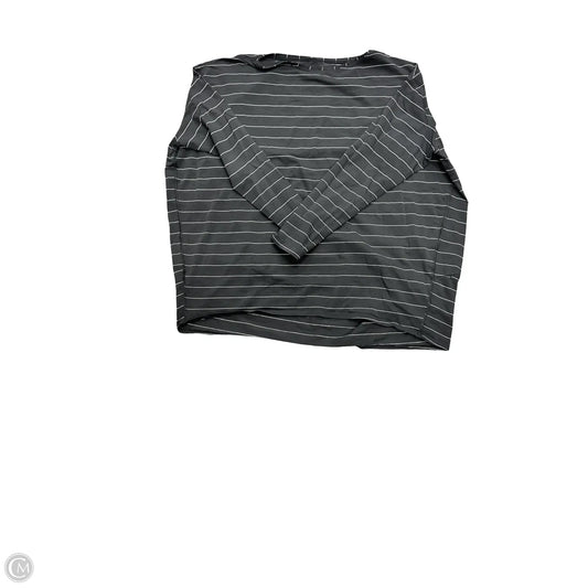 Athletic Top Long Sleeve Crewneck By Lululemon In Grey, Size: 12