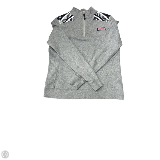 Sweatshirt Collar By Vineyard Vines In Grey, Size: Xs