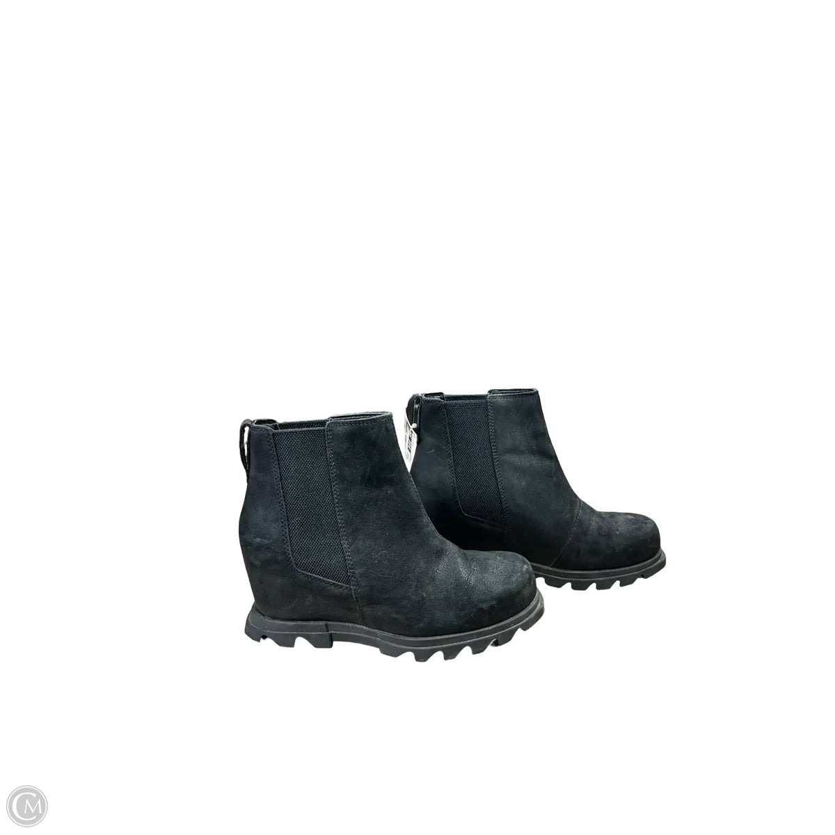 Boots Ankle Heels By Sorel In Black, Size: 7.5