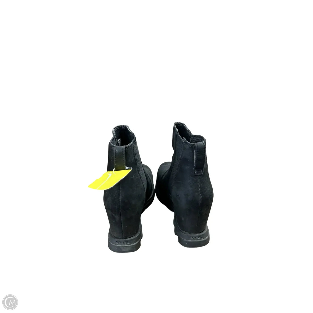 Boots Ankle Heels By Sorel In Black, Size: 7.5