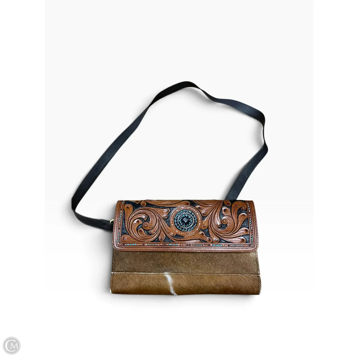 Crossbody Leather By Cmc, Size: Small
