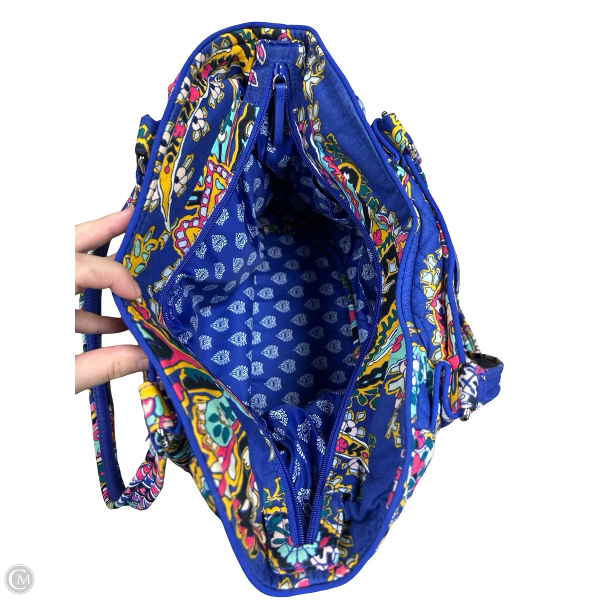 Handbag By Vera Bradley, Size: Large