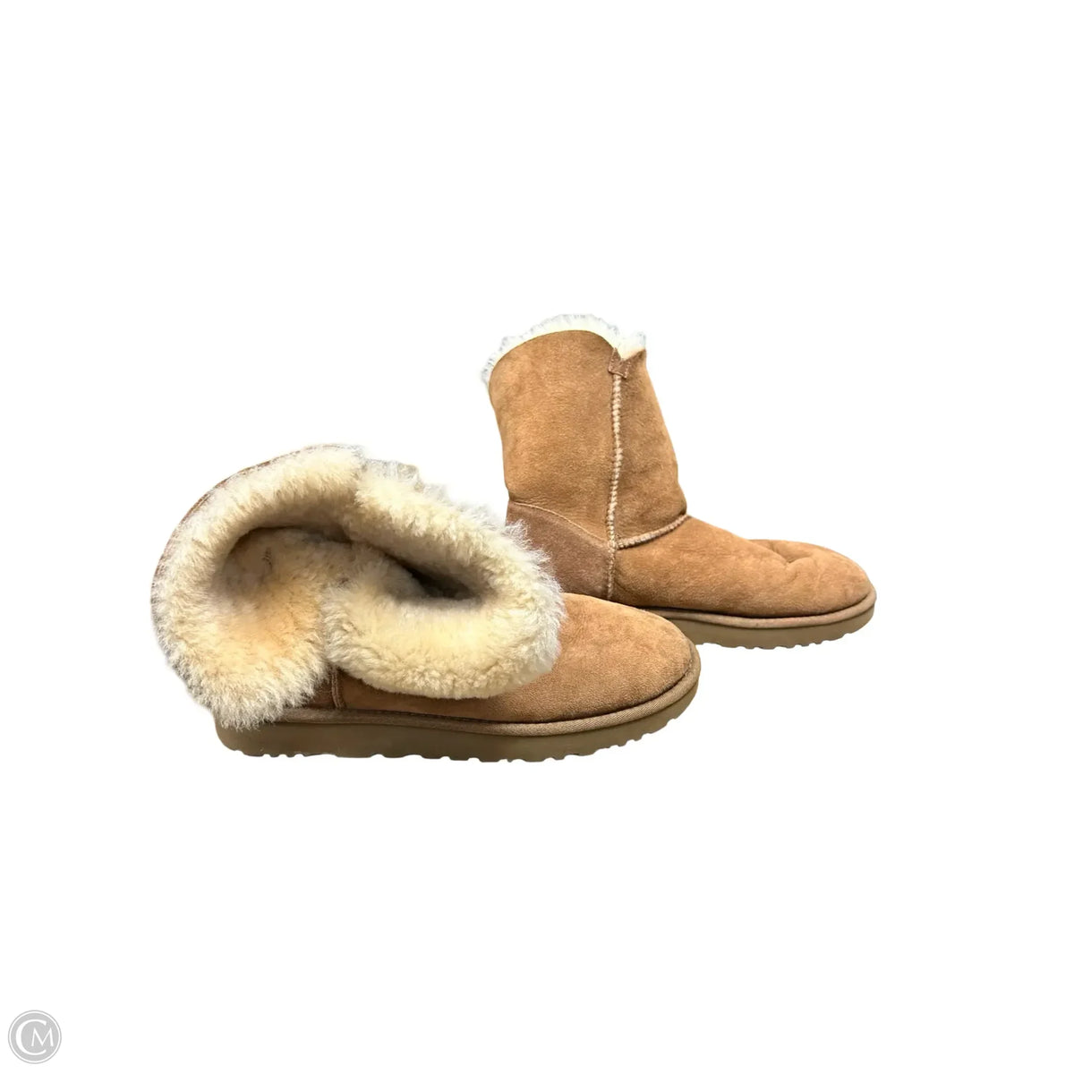 Boots Designer By Ugg In Brown, Size: 10