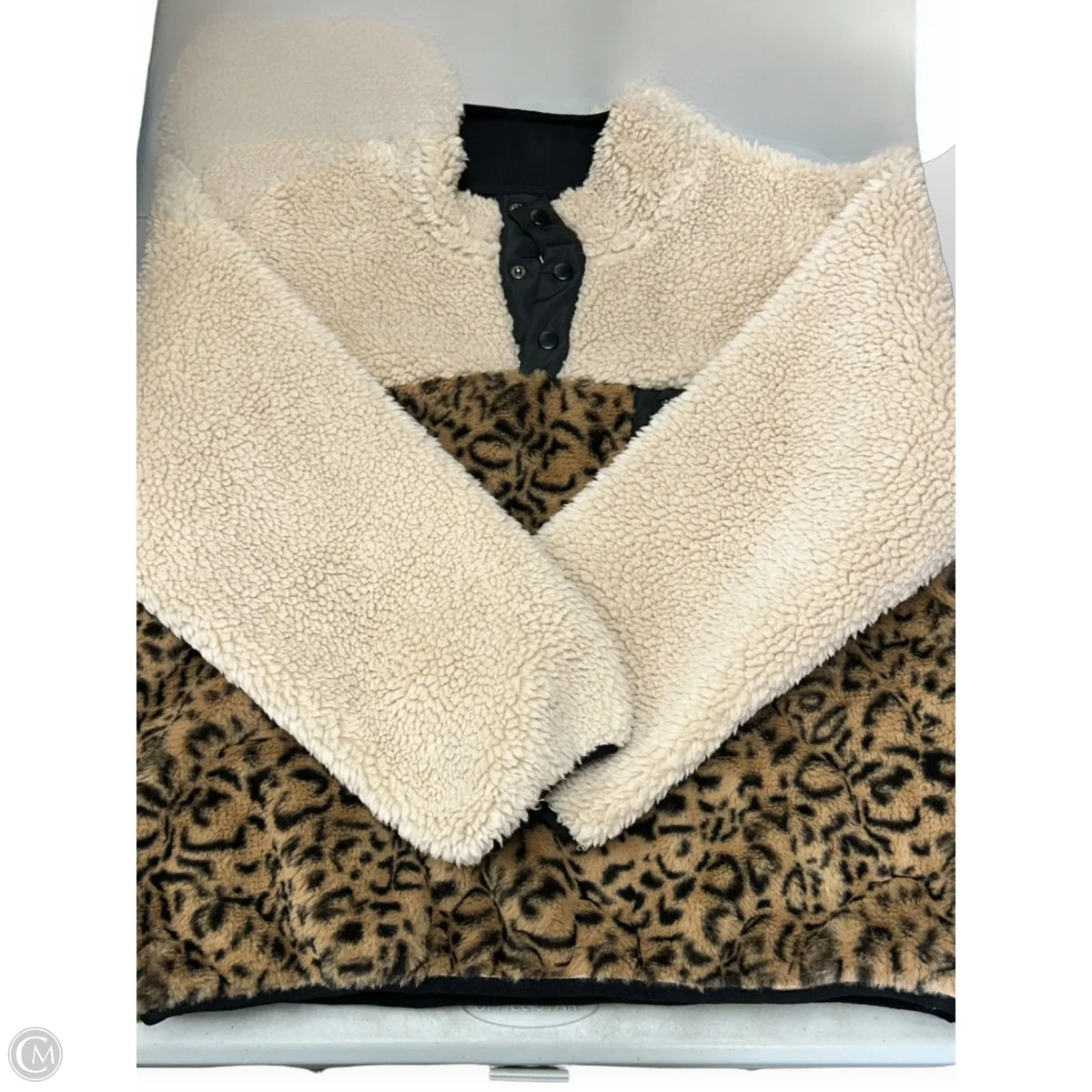 Sweatshirt Collar By Rails In Tan, Size: L