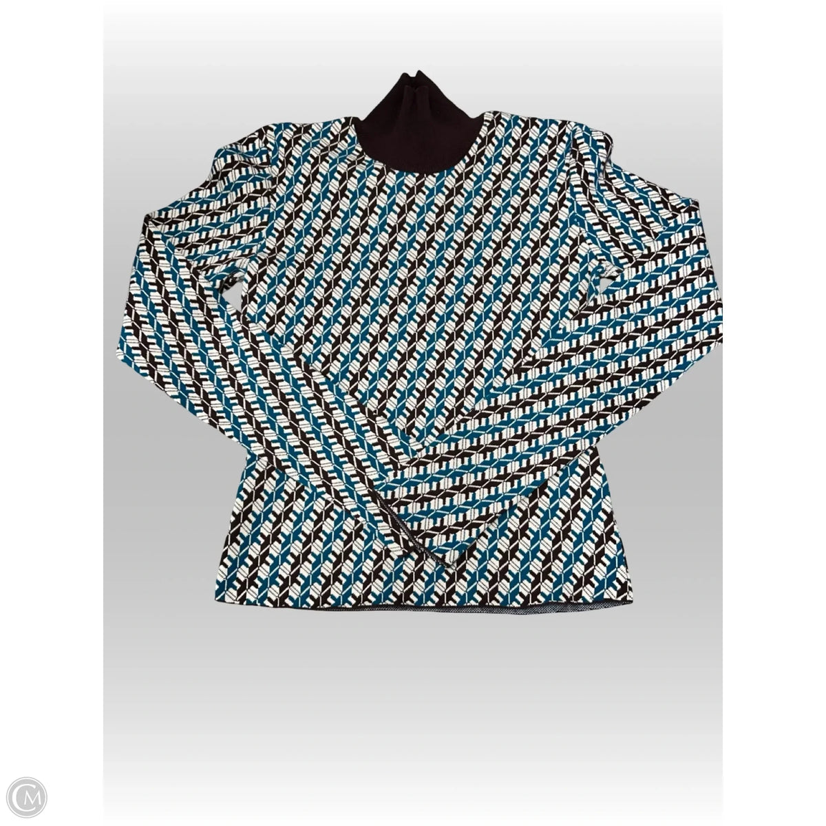Sweater Designer By Tory Burch In Blue & Purple, Size: M