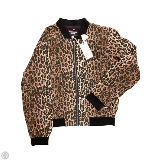 Jacket Designer By Johnny Was In Animal Print, Size: S