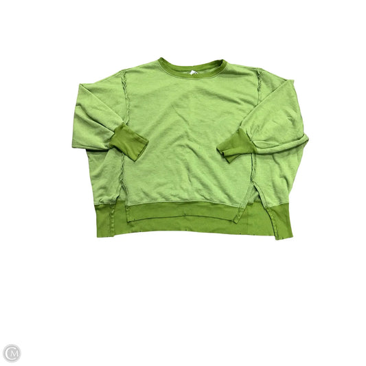 Sweatshirt Crewneck By We The Free In Green, Size: M