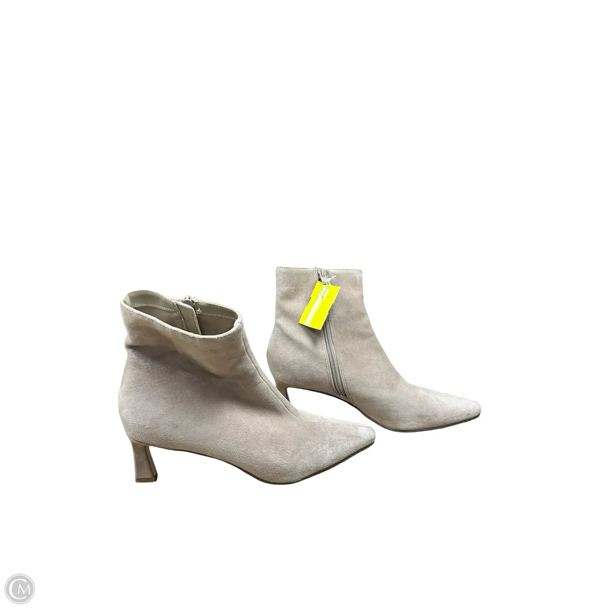 Boots Ankle Heels By Steve Madden In Tan, Size: 8