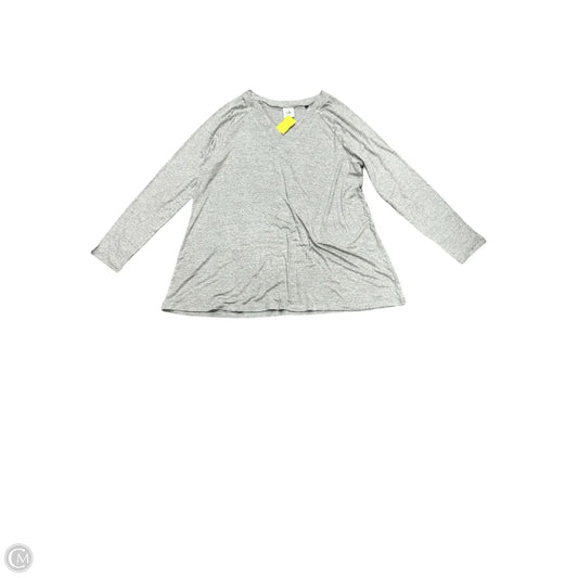 Top Long Sleeve By Cabi In Grey, Size: M