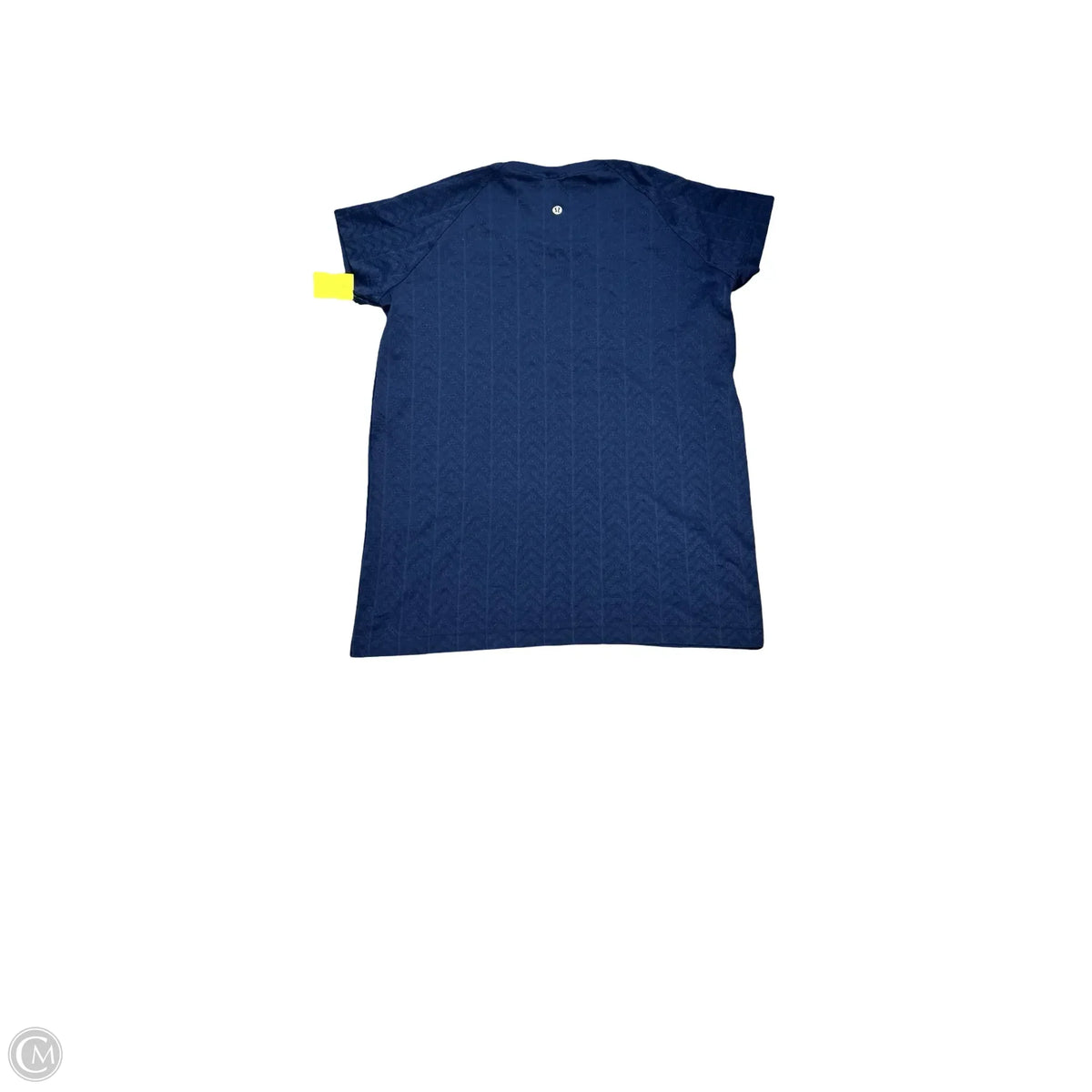 Athletic Top Short Sleeve By Lululemon In Blue, Size: 12