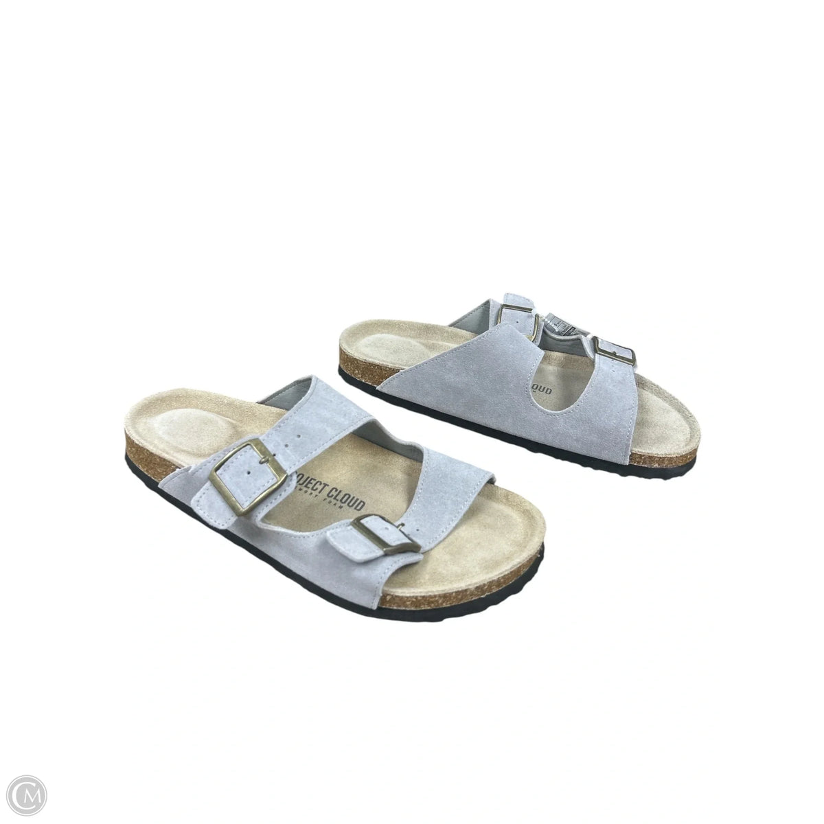 Sandals Flats By Project Cloud In Grey, Size: 9