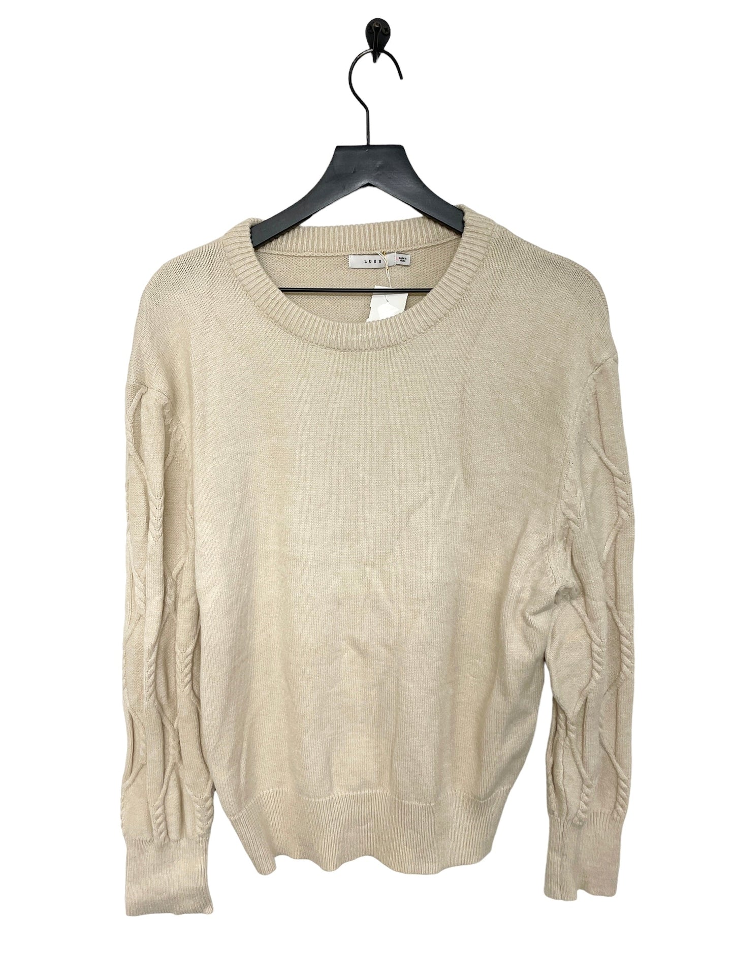 Cream Sweater Lush, Size L