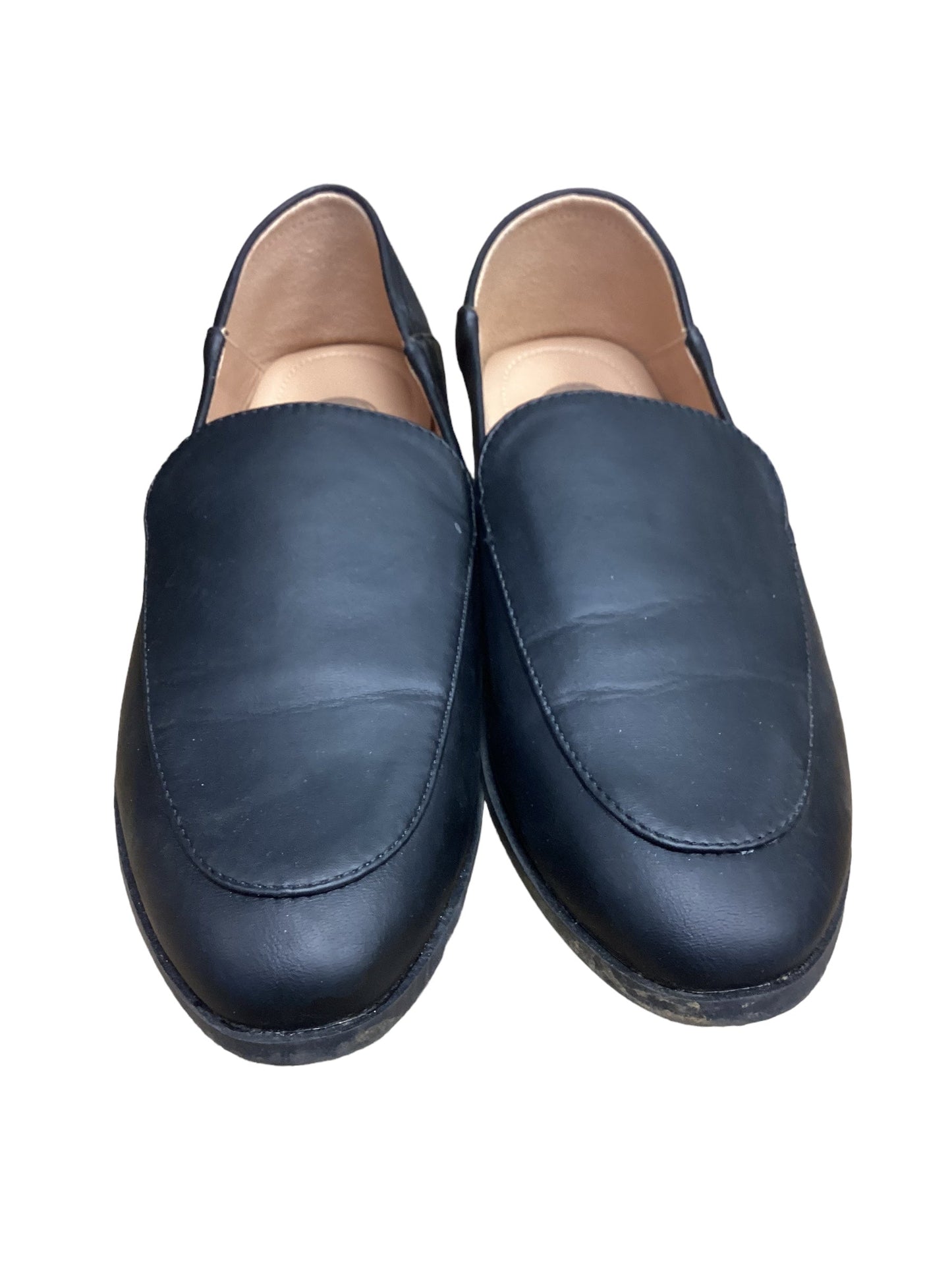 Black Shoes Flats Cme, Size 8