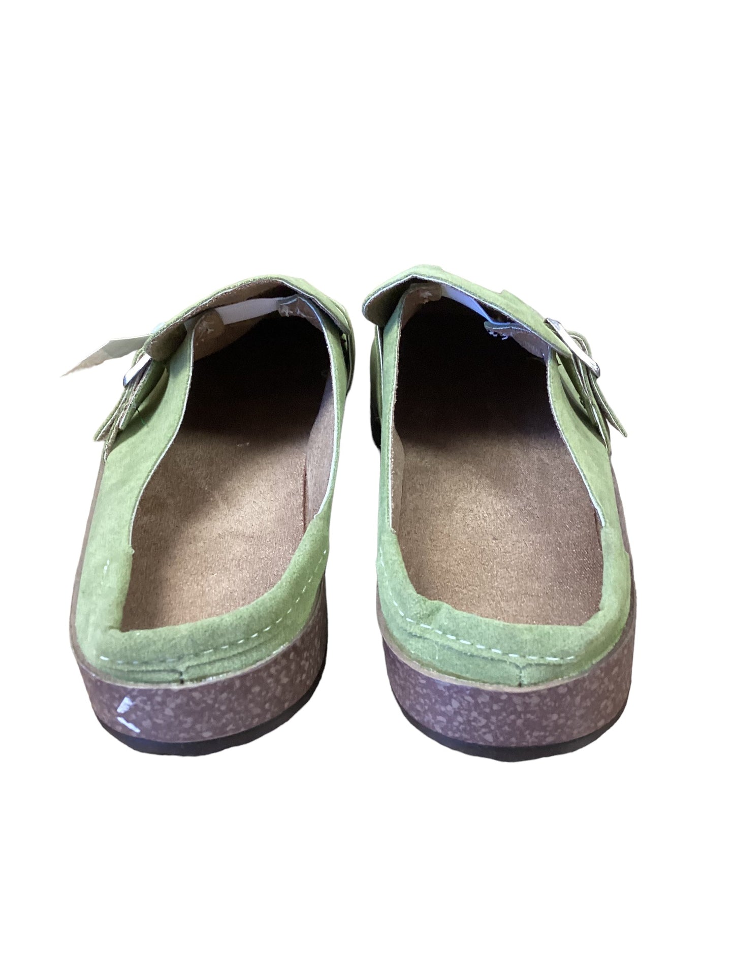 Green Shoes Flats Cmf, Size 7