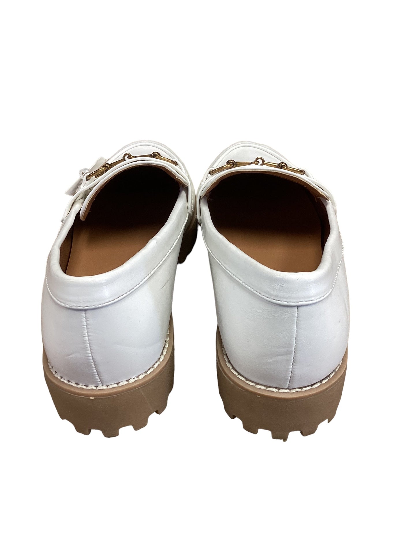 White Shoes Flats A New Day, Size 8.5