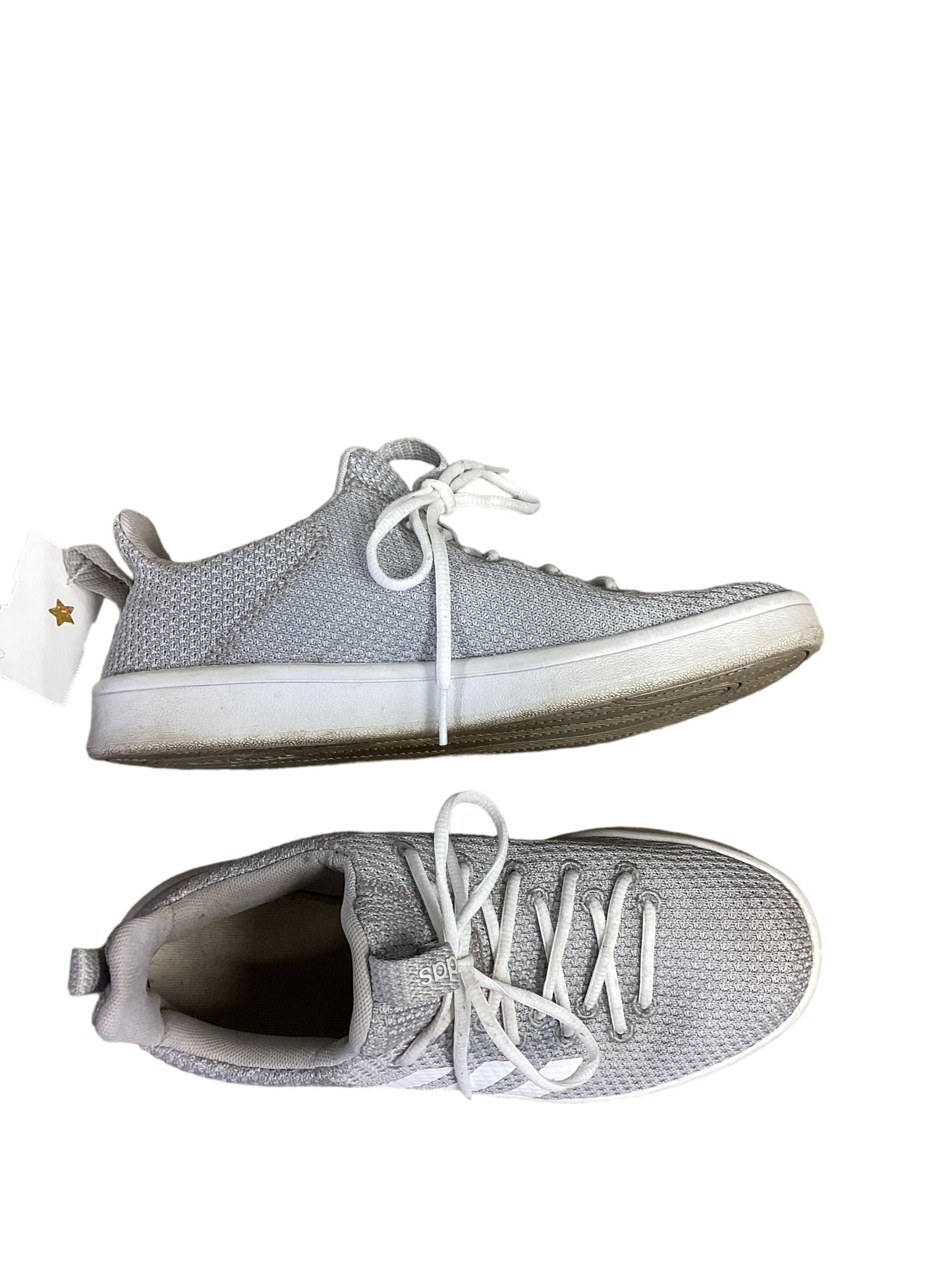 Grey Shoes Athletic Adidas, Size 7
